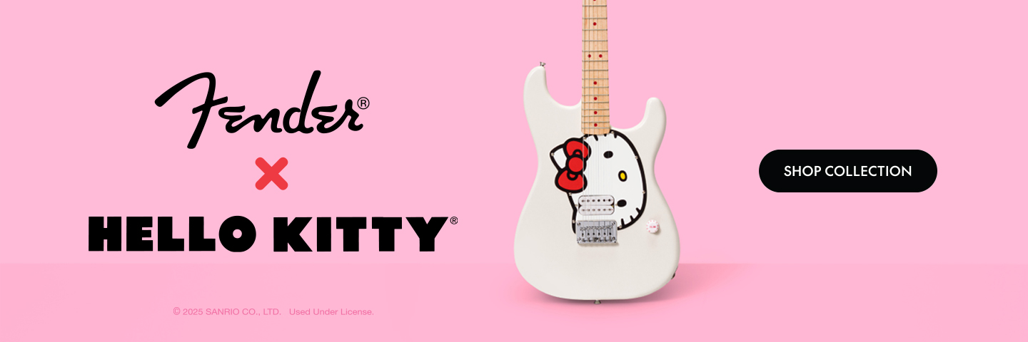 The Fender x Hello Kitty Collection🎀🎸